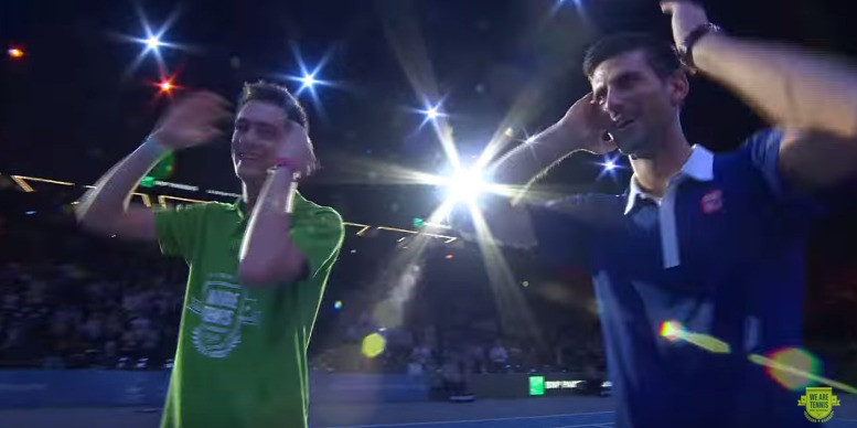 準決勝進出 ジョコビッチがマカレナダンスを踊る Bnpパリバ マスターズ15 テニス動画 Jp
